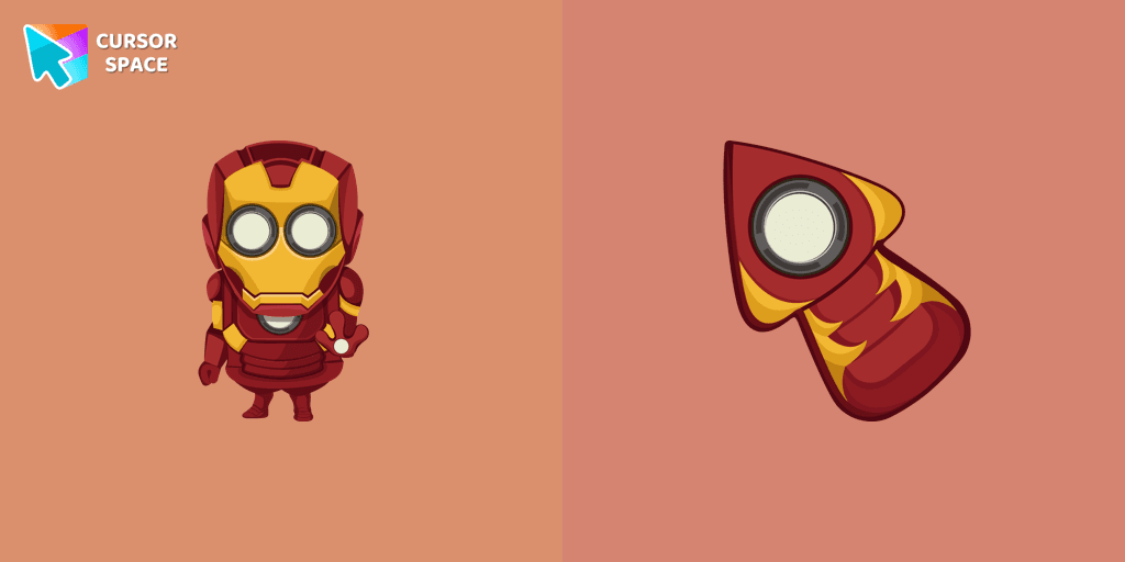 Minion Iron Man Character cursor cursor pack